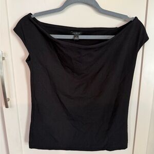 Ann Taylor NWT Elegant Black Women's Top